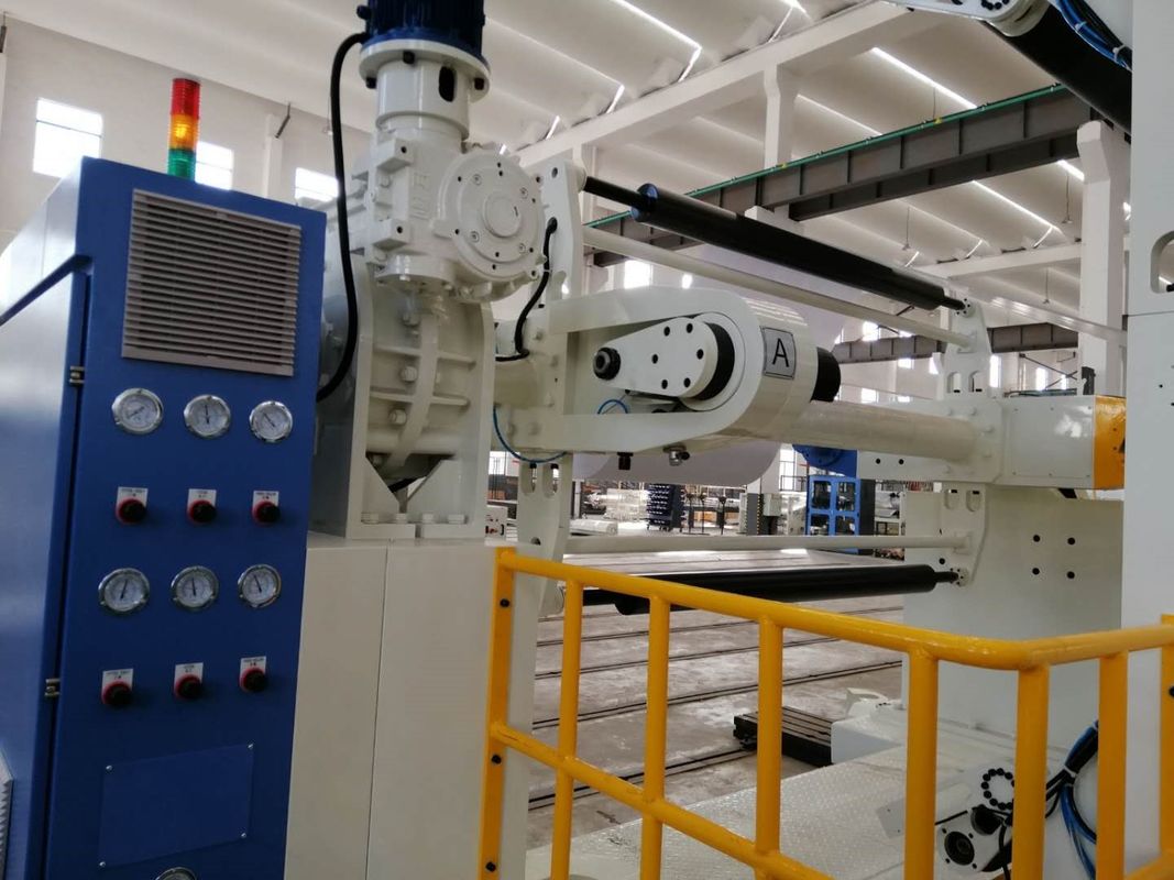 1200-1600mm Υψηλής ταχύτητας PE ταινία πλαστική αυτόματη μηχανή λαμινισμού, μονή / διπλή πλευρά λευκό και μπλε